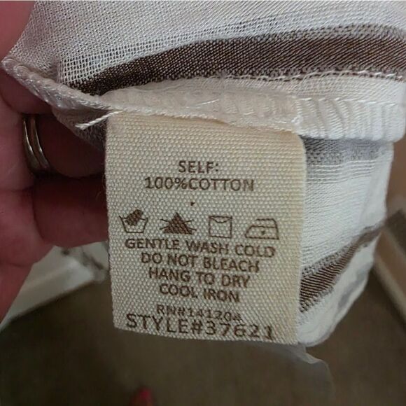 Hem & Thread Striped Collared Shirt - Picture 3 of 3